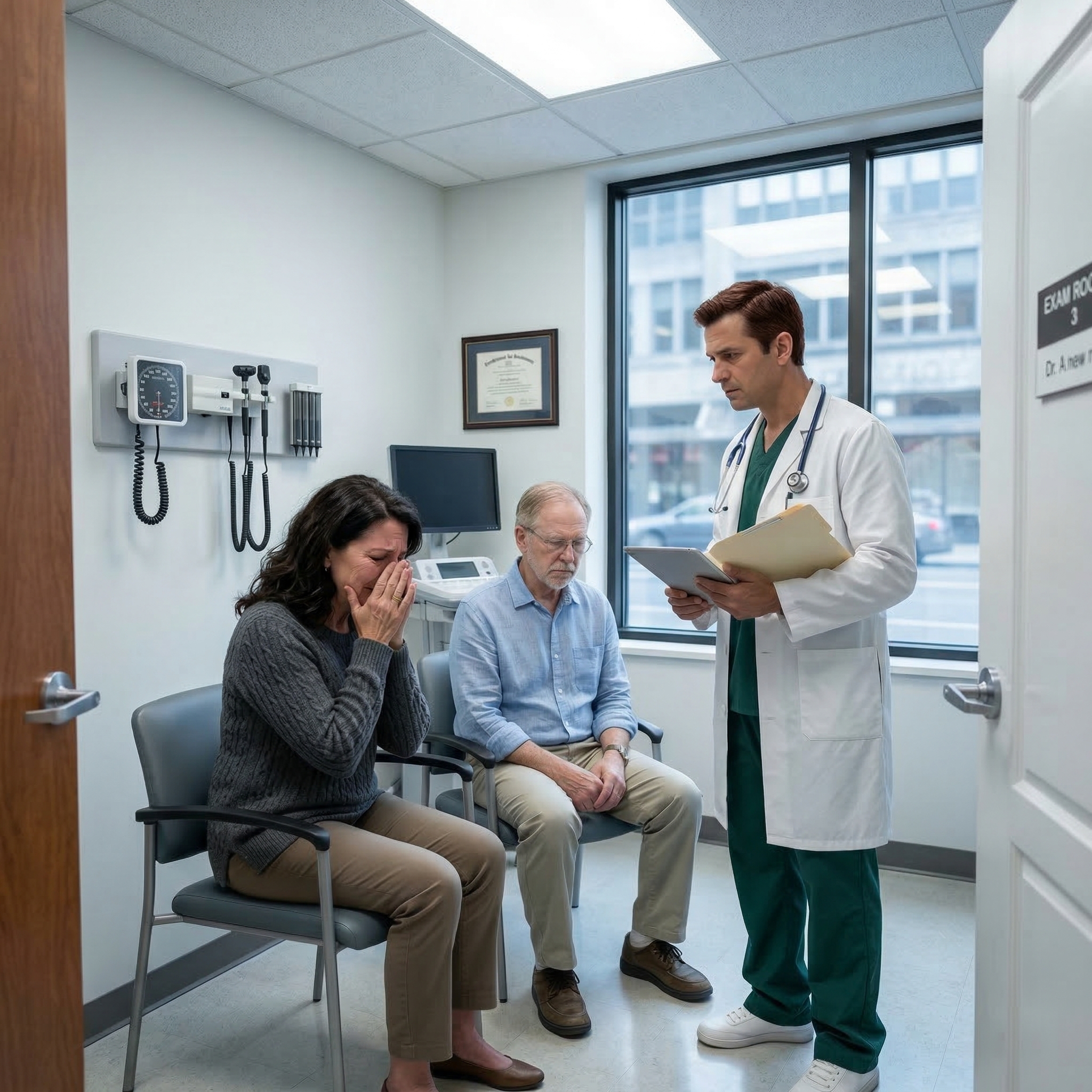 Efter att jag hade en affär rörde min man mig aldrig igen. I 18 år var vi som främlingar, tills en fysisk undersökning efter pensioneringen när det läkaren sa fick mig att bryta ihop på plats.