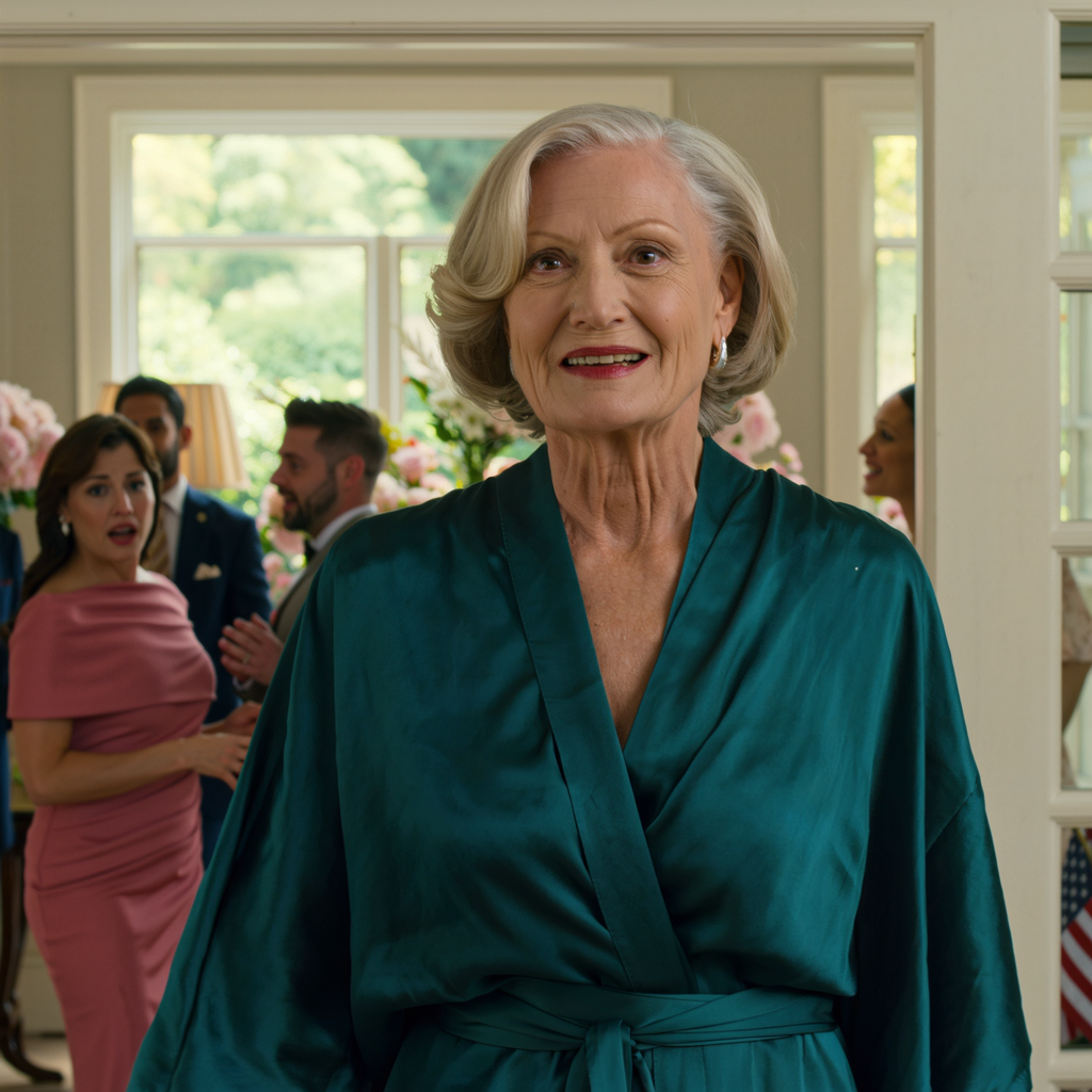 While I was taking a bath, my daughter took my clothes and said, “You will not be allowed to go back in.” — But I still walked out in something no one thought I would dare to wear, and went straight into my granddaughter’s engagement party. Three days later,…