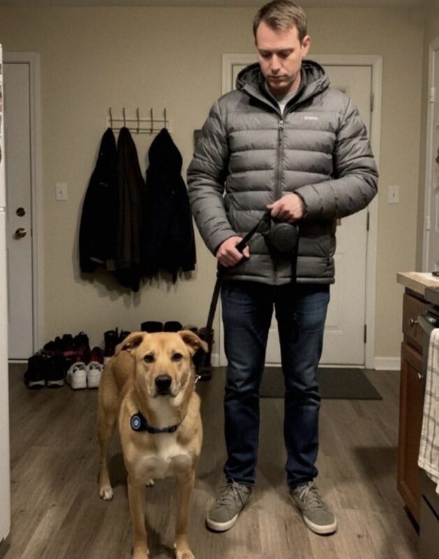 Mein Mann fing an, unseren Hund jeden Abend zu 3-stündigen Spaziergängen mitzunehmen – eines Nachts überprüfte ich das GPS-Halsband des Hundes und mein Magen fiel herunter!